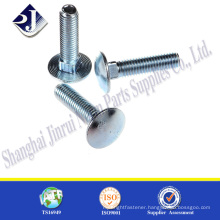 Zinc finished m4 carriage bolt flat head carriage bolt carriage bolt washer